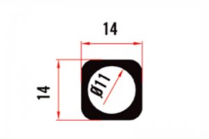 14x14 Square Profile