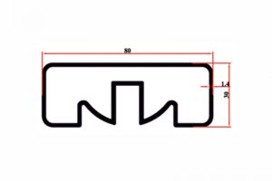 80x30 With Center Channel