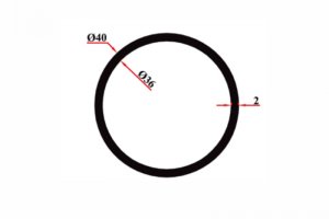 40x2 mm Pipe